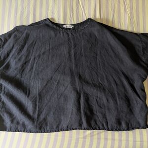 Georgia Tee In Midweight Linen